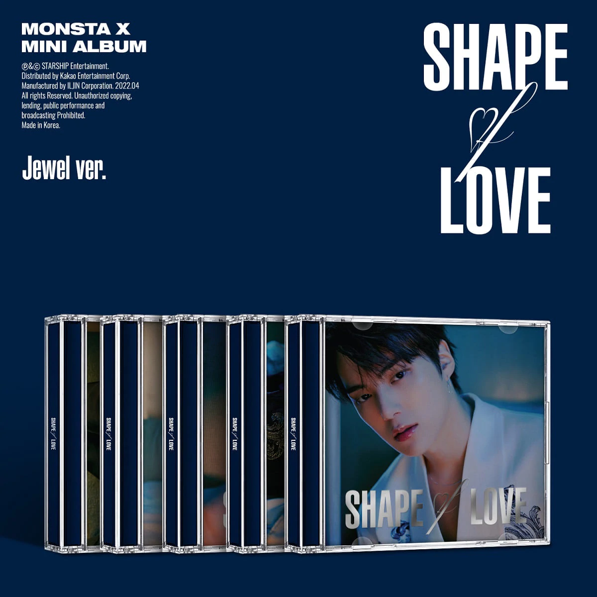 Shape Of Love Jewel Case (Versión enviada aleatoriamente)